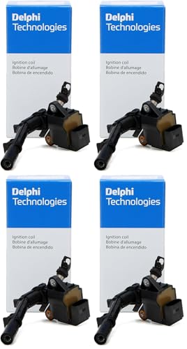 Bobine d'allumage Delphi Technologies GN10690-12B1 haute précision lot de 4