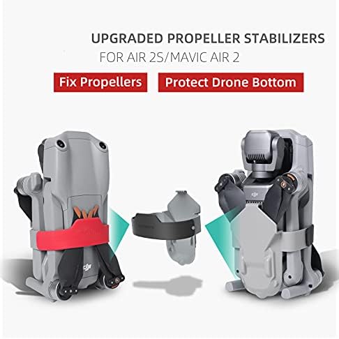 Tmom Propeller Holder Paddle Blade Fixed Stabilizer Protector for DJI Air 2S Mavic Air 2 Drone Propeller Guard Accessories (Black)