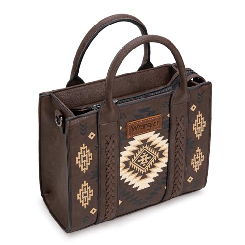 Image of Wrangler Tote Bag for Women Western Purse and Aztec Satchel Handbag