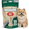 Bonies Natural Hip & Joint Formula Small-Sized Single Bone, Glucosamine & Omega Fatty Acids, Fresh Breath, Clean Teeth, Low Calories, Chicken Flavor, 15 Bones