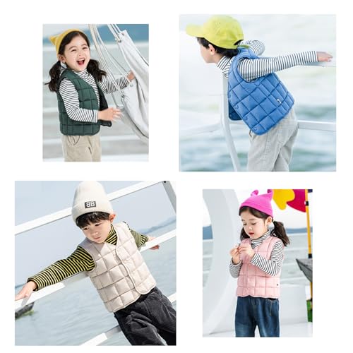 Unamujer キッズダウンベスト 90-140cm