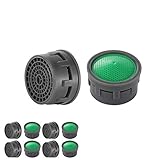 JQK Faucet Areator, 4.75 GPM Insert Faucet Aerators Replacement Parts Bathroom 10 Pack, FAG-P10