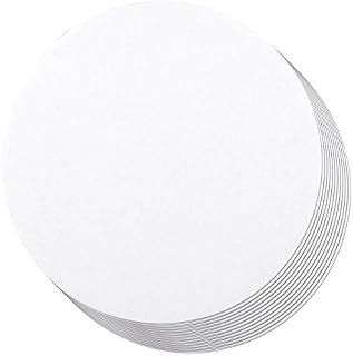 12-Pack Round Cake Boards, Cardboard Cake Circle Bases, 6 Inches Diameter, White