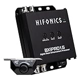 Hifonics BXIPRO1.5 Bass Enhancer, Digital Processor with Dash Mount Remote Control, Integration with Any Vehicle for Upgraded Subwoofer System, Black