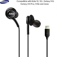 AKG Wired In-Ear Earbuds with Mic USB-C Earbuds with Braided Cable Compatible with Samsung Galaxy S24 Ultra, S24+, S23, S22, S21, S10, S10E & iPhone 15 Series — image 2