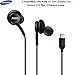 in-Ear AKG Wired Earbuds with Microphone – USB-C Earbuds with Braided Cable – AKG Headphones with Mic Compatible with Samsung Galaxy S24 Ultra, S24+, S24, S23, S22, S21, S10, S10E & iPhone 15 Series