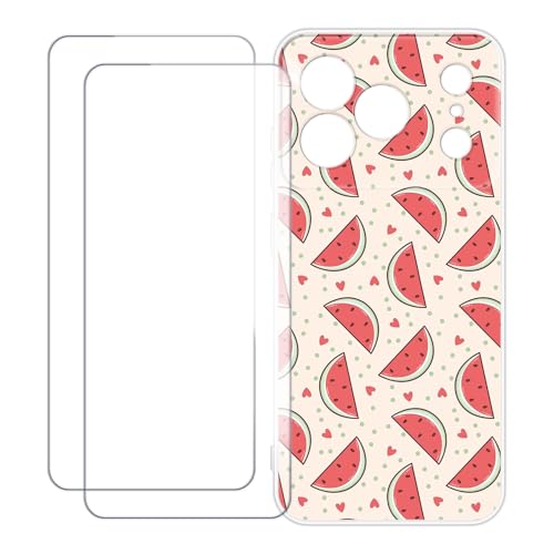 UOGNADGD Doogee Note 56 Pro �Ƃ̌݊������� �J�X�^���J���t���P�[�X�{�����K���X�ی�t�B����2���t�� ? �Ռ��z�������h�~ (�X�C�J)