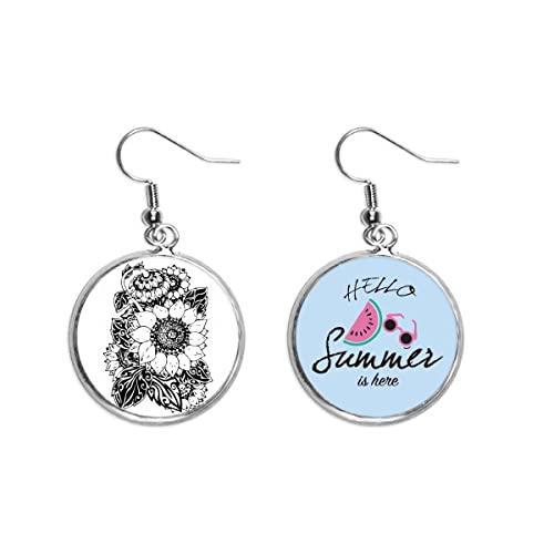 Pendientes de sandía veraniegos para lucir en la playa