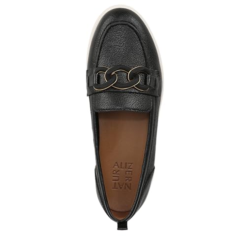 Naturalizer Womens Kateri Loafer Flat Black Leather 7 W by Naturalizer - Used condition - Image 5