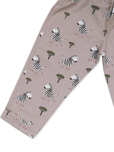 Image of MINIMATES Unisex Kids Cotton All Over Printed Night Suit Sleepwear Top & Pyjama Set Full Sleeve with Pockets for Girls & Boys with Buttons /Sleepwear for Girls /Night Dresses