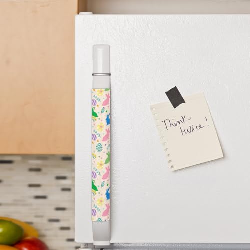 Image of Pardick Easter Refrigerator Door Handle Covers Set of 2, Eggs Bunny Fridge Handle Cover Washable Fridge Dishwasher Door Spring Decor Protector Handle Cover, Keep Your Kitchen Appliance Clean