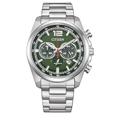 CITIZEN CA4640 Eco-Drive Solar Chrono Orologio da uomo con diametro di 41 mm in diverse varianti, argento, Bracciale
