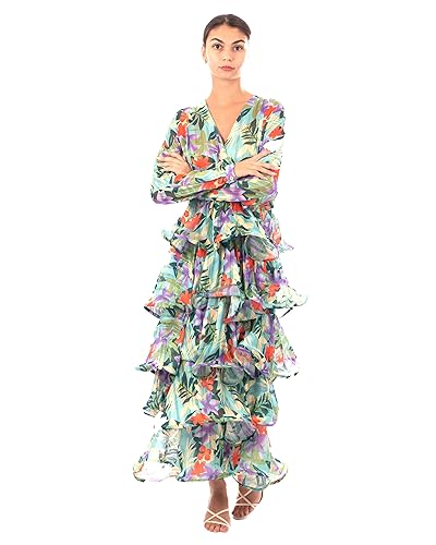 Robe longue florale CY légère et fluide pour sublimer votre silhouette d'été