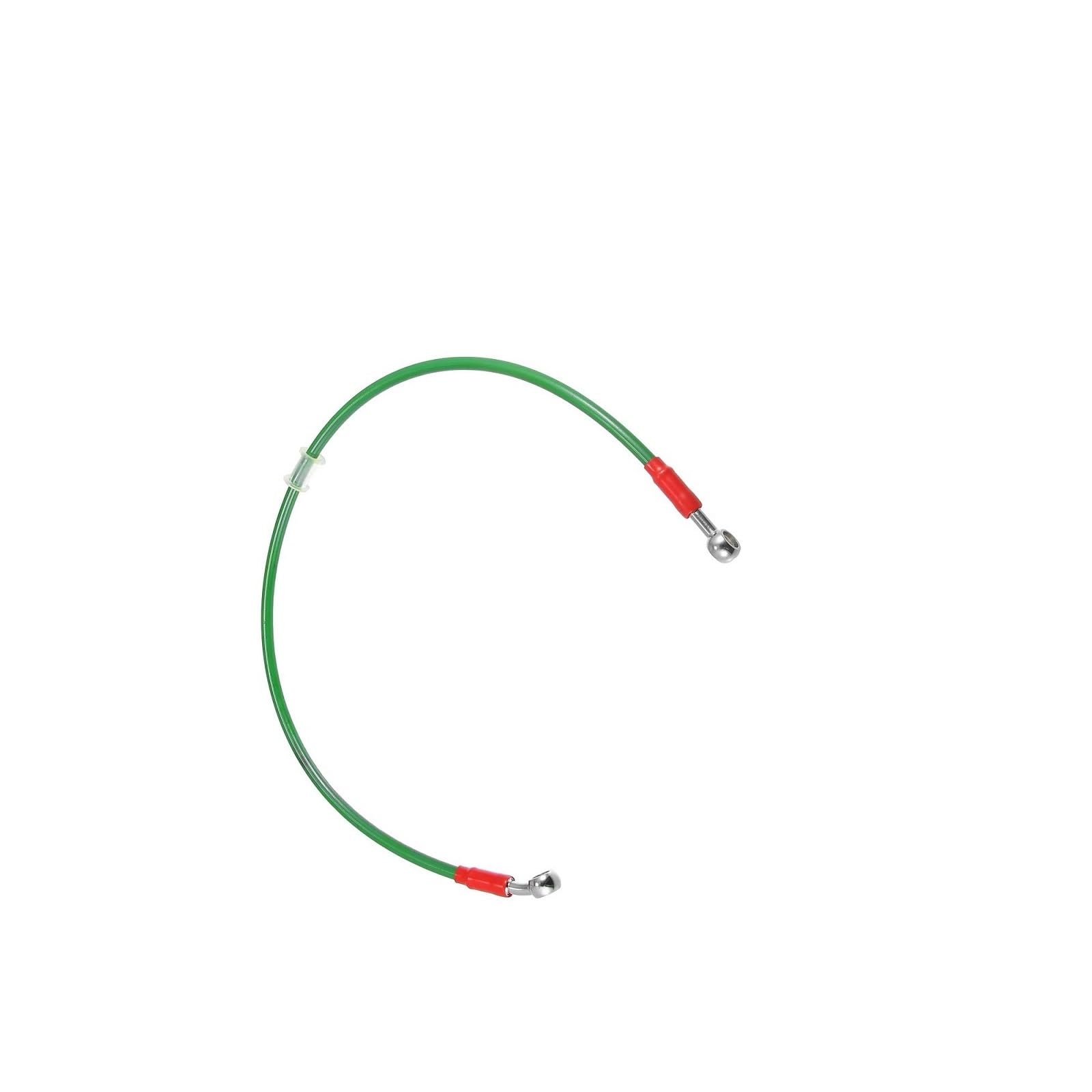 Ksxzw Green Motorbike Part 28° 0° 10Mm Inner Diameter Length 65Cm Motorcycle Hydraulic Brake Line Oil Hose Pipe Stainless Steel Braided Cable