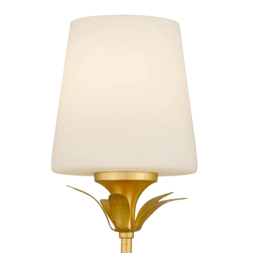 Luz Para Leer Lámpara De Pared Con Forma Flor Antigua Lámina Dorada, Luz Frontal For Espejo Baño, For Pasillo Aplique De La Pared