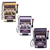 Mini slot machine portachiavi, retro divertente fortunato slot machine Bank con bobina rot...