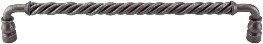 Top Knobs M676 Normandy Twisted Bar Handle Steel