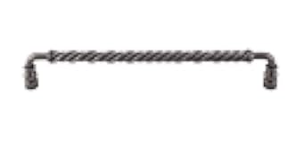 Top Knobs M676 Normandy Twisted Bar Handle Steel