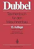  Dubbel: Taschenbuch für den Maschinenbau
