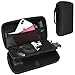 Price comparison product image ProCase Electronics Hard Travel Case, Shockproof Durable Travel Carrying Case Organizer Bag Storage Protective Box, with Mesh Pockets for Small Electronics and Accessories Black