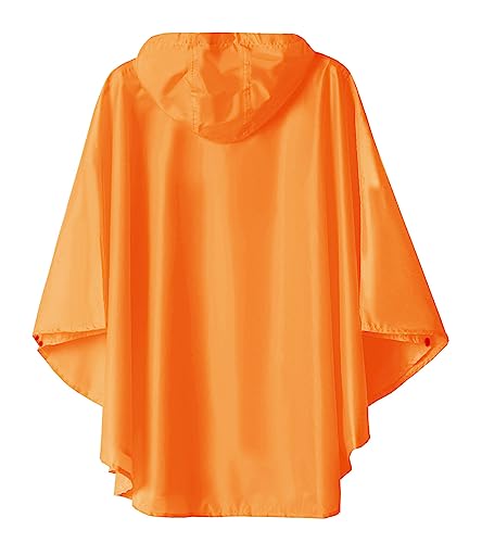 Image of SaphiRose Lightweight Kids Rain Poncho Jacket Waterproof Outwear Rain Coat