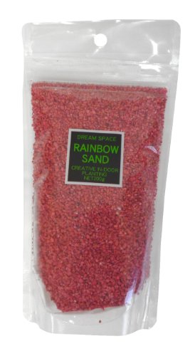 大和プラスチック 園芸 サンドアート用 レインボーサンド 200g 小粒 赤