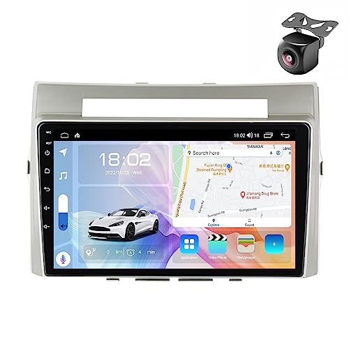 Android 12 System for Toyota Corolla Verso AR10 2004 2005 2006 2007 2008 2009 Car Stereo Radio with SWC Camera Built-in Car-Play Android Auto GPS Navigation Touch Screen Upgrade (M600S 8core 6+128G)