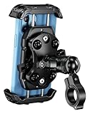 HAHFXEXKRG Soporte De Navegación De Motocicleta Soporte De Teléfono para Motocicleta con Amortiguador Vibraciones Y Soporte Navegación para Teléfono Móvil con Bloqueo Seguro De Alta Velocidad