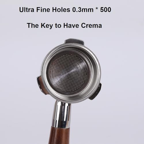 CAPFEI 51mm Bottomless Portafilter 3 Ears Compatible with Wirsh Home Barista Plus/CASABREWS Espresso Machine 20 Bar CM5418 (Prongs Thickness 4mm) - Thumbnail 2