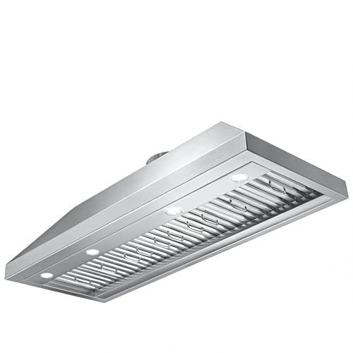 CHETTO 48 Range Hood with 1150 CFM Stainless Steel
