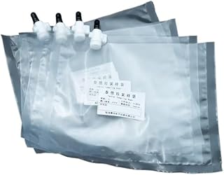 PVF Gas Sampling Bags for Solid VOCs Residual Detection Single PTFE Valve 0.5L 1L 2L 3L 4L 5L 8L 10L Pack of 1(1L)