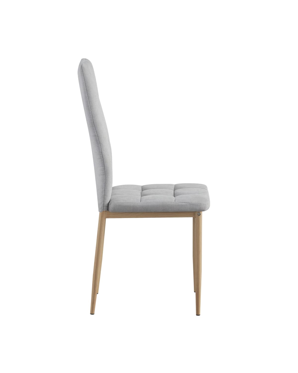 LIVAN HOME - Set de 4 sillas de comedor tapizadas Leonor