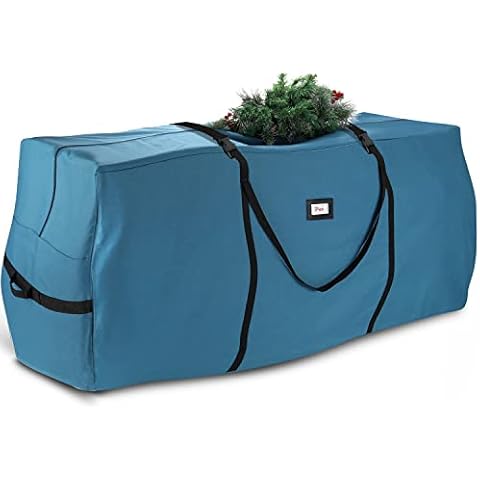 Hearth & Harbor Christmas Tree Storage Bag – Waterproof Christmas Tree Storage Box – Waterproof Christmas Tree Bag With Reinforced Handles & Dual Zipper – 600D Oxford – 9 ft. – Pack of 1 Cover