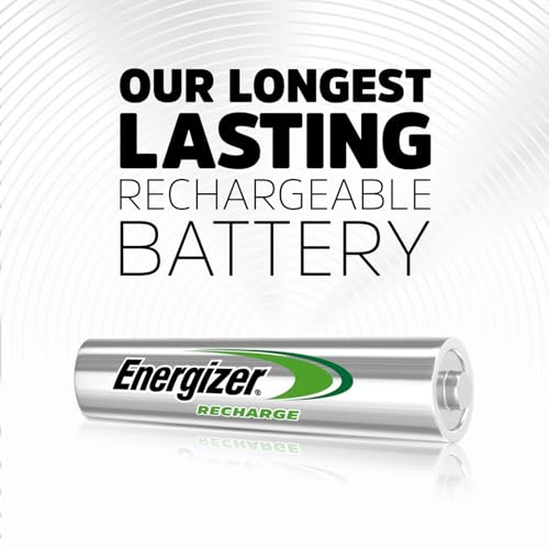 Image of Energizer Power Plus Rechargeable AAA Batteries (2 Pack), 800mAh Triple A Batteries