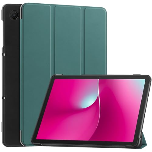 Housse T-Mobile Revvl Tab 2 2025 rigide et fine finition vert foncé