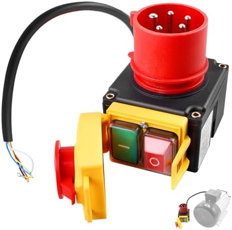KOA7 Geräteschalter Maschinenschalter 380/400V 3 Phasen Mit Kabel U Phasenwechselrichter Inklusive Mahdrescher KOA7 Geräteschalter Maschinenschalter 380/400V 3 Phasen Mit Kabel U Phasenwechselrichter Inklusive Mahdrescher