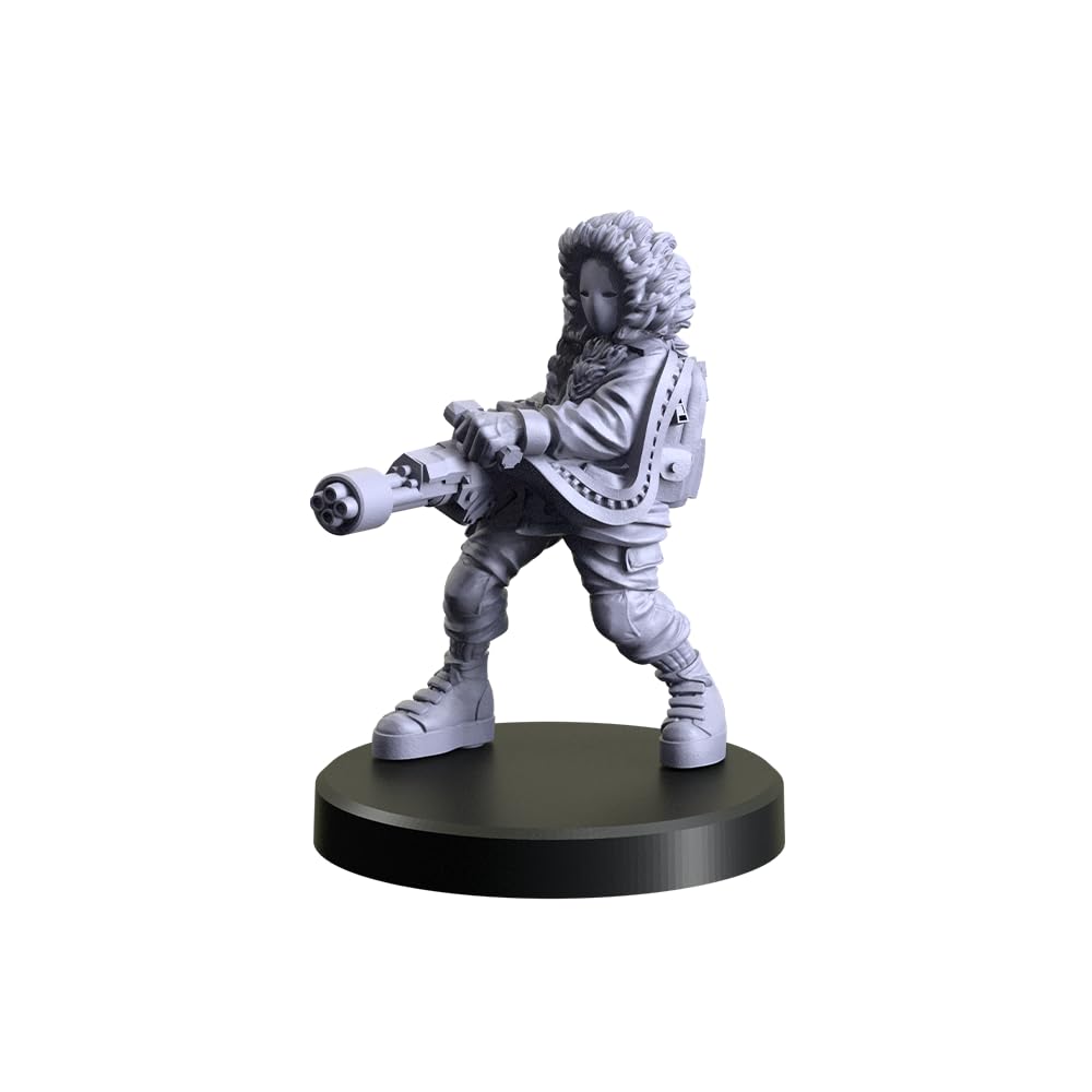 Monster Fight Club Cyberpunk Red Combat Zone Miniatures: Piranhas Starter Gang
