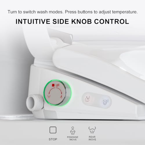 Warm Water Wash & Warm Air Dryer, LED Display Control, Self-Cleaning Nozzle, Soft Close Lid, Night Light, Remote & Heated Seat — view 6