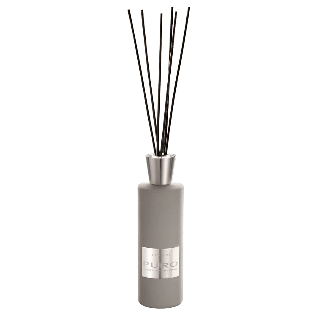 Raumduft Diffuser Puro 500ml - Vanille, Mandarine, Duftstäbchen im Glas