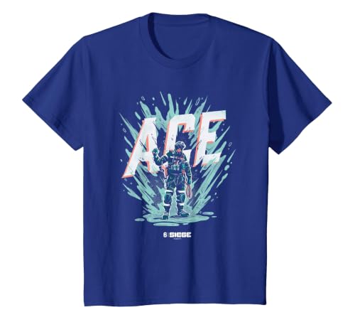 Six Siege ACE Officially Licensed T-Shirt, Youth, Royal Blue, 2T