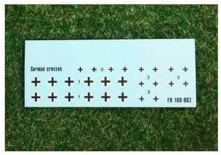 Decal German Balkenkreuz 1/100 Scale Foxbot 100-002- Model Kit