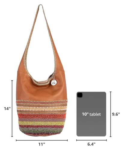 Image of The Sak 120 Hobo Bag - Large Women's Purse & Shoulder Bag - Handbag With Back Zipper Pocket and Magnetic Snap Closure