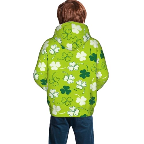St Patrick's Day7 Kid Hoodies Boys Sweatshirts Girls Pullover with Pocket4