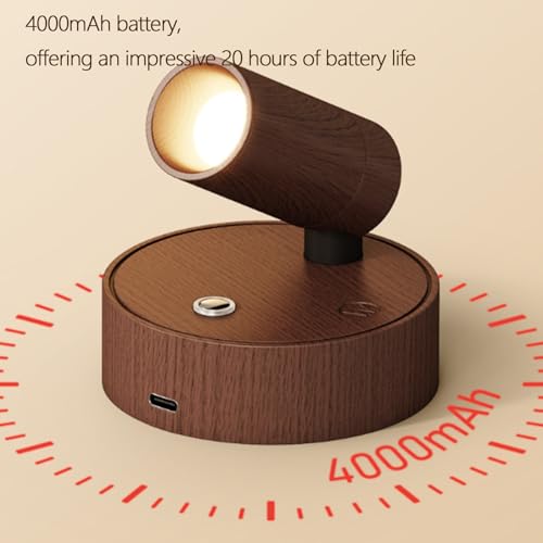 Luz de Pared para Dormitorio con imán y batería USB para lectura nocturna 3