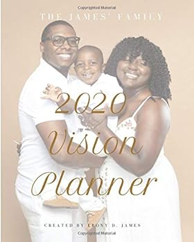 Paperback The James' Family 2020 Vision Planner Book