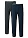 David Archy Men's 2 Pack Bamboo Long Pajamas Pants Loungewear Sleep Bottoms (L, Dark Gray+Navy Blue)