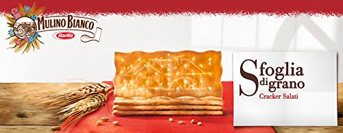 Mulino Bianco: "Sfoglia di Grano" Salted Crackers - 17.63 Oz (500g) Pack of 2 [ Italian Import ] - Thumbnail 2