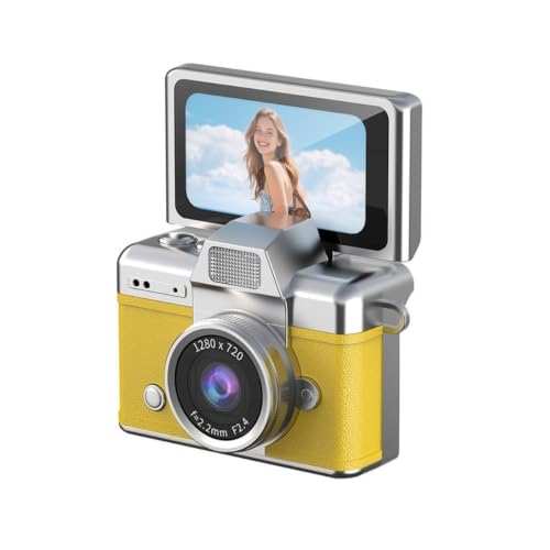 Cámara digital mini vintage 1080P portátil tamaño pulgar