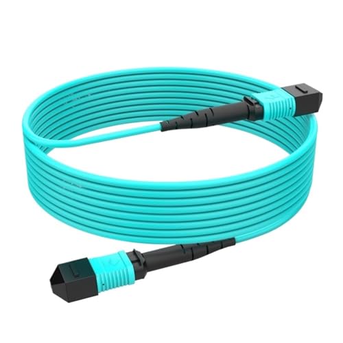 Câble MPO OM3 8 brins multimode 15m pour liaisons optiques QSFP+ et QSFP28 FTTH