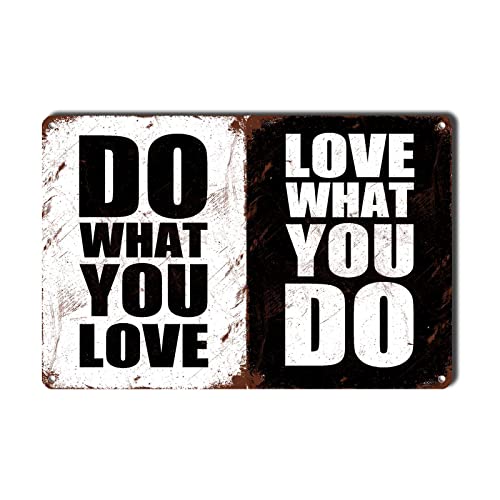 Vintage DO What You Love Love What You Do Black